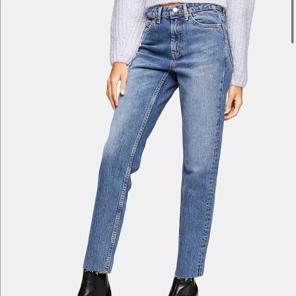TopShop Straight Rigid Denim - Picture 1 of 5